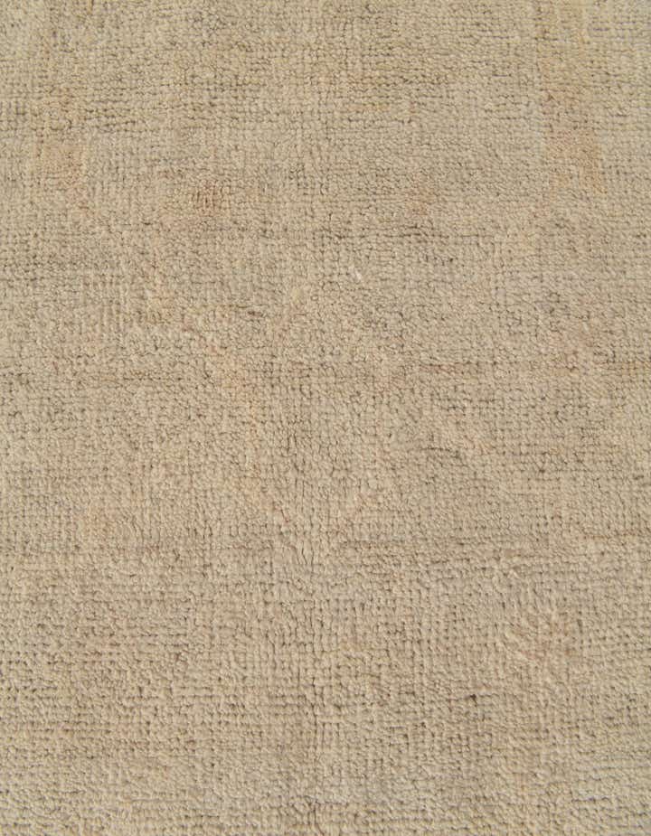 3' 2 x 11' 7 Hand Knotted Oushak Wool Runner Rug