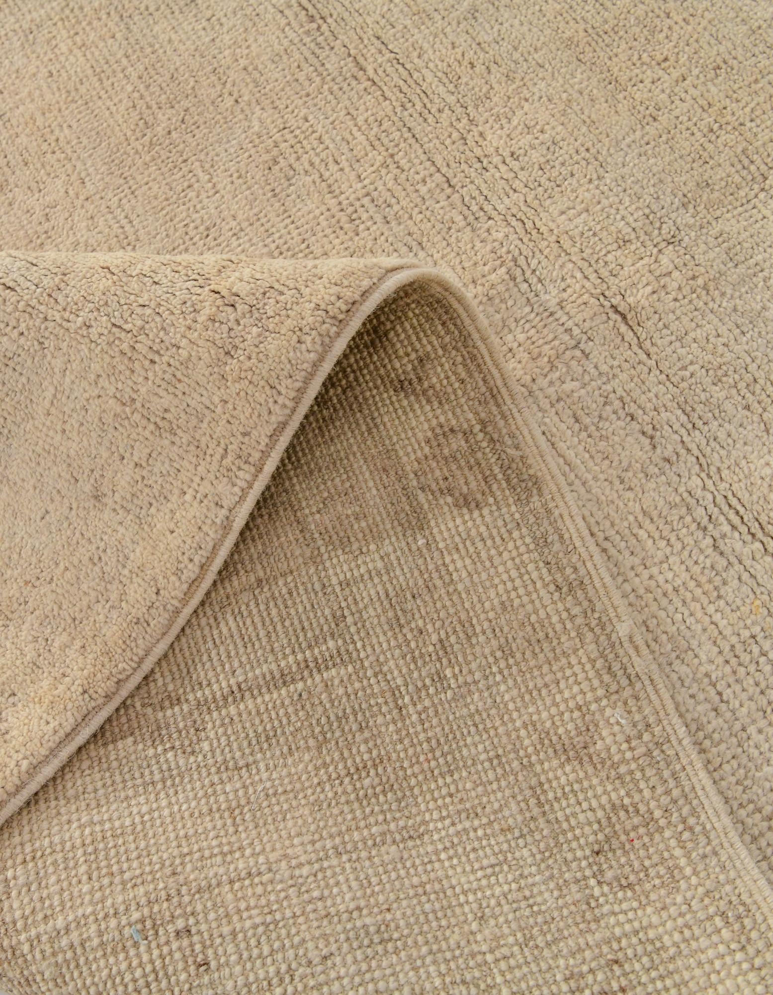 3' 2 x 11' 7 Hand Knotted Oushak Wool Runner Rug