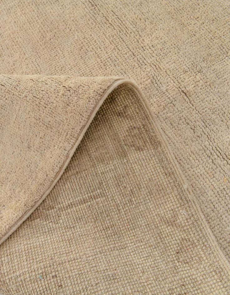 Detail image of 3' 2 x 11' 7  Hand Knotted Oushak Wool Runner Rug