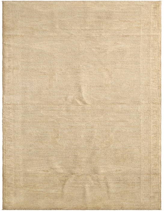 Detail image of 3' 2 x 11' 7 Hand Knotted Oushak Wool Runner Rug