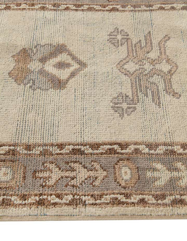 2' 10 x 10' 6 Hand Knotted Oushak Wool Runner Rug