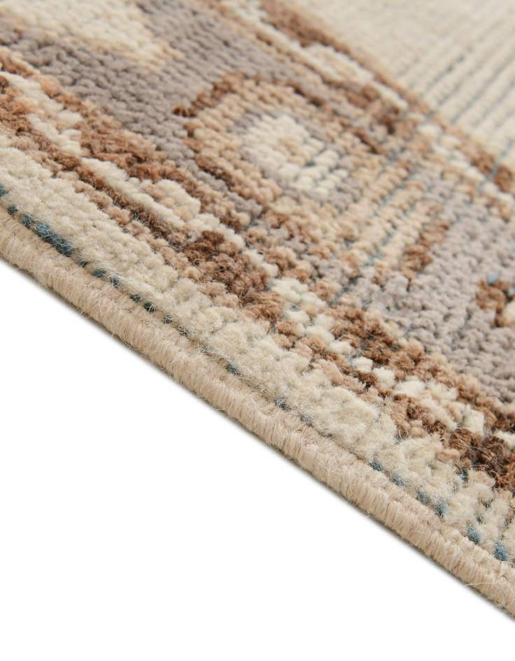 Detail image of 2' 10 x 10' 6 Hand Knotted Oushak Wool Runner Rug