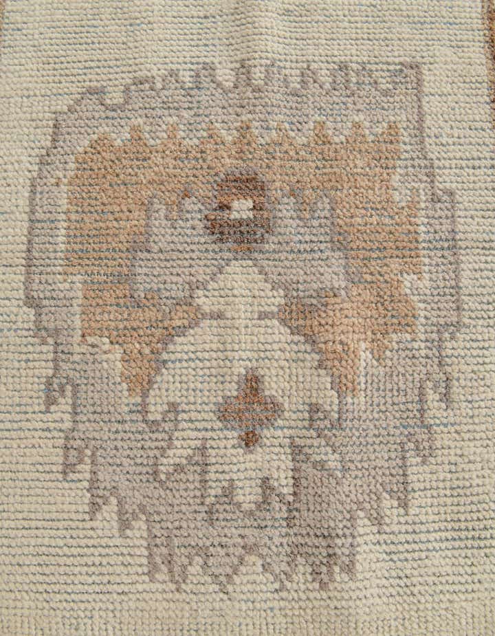 2' 10 x 10' 6 Hand Knotted Oushak Wool Runner Rug