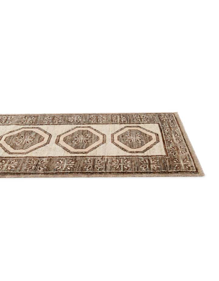 2' 9 x 10' 6 Hand Knotted Oushak Wool Runner Rug
