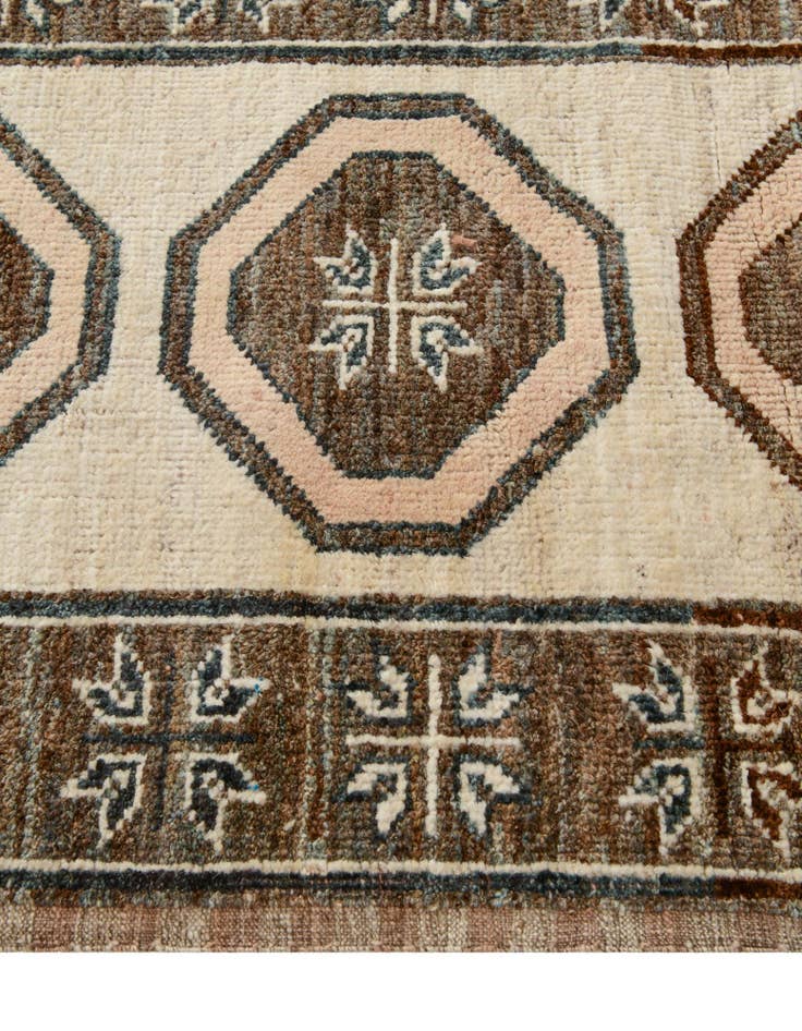 Detail image of 2' 9 x 10' 6  Hand Knotted Oushak Wool Runner Rug