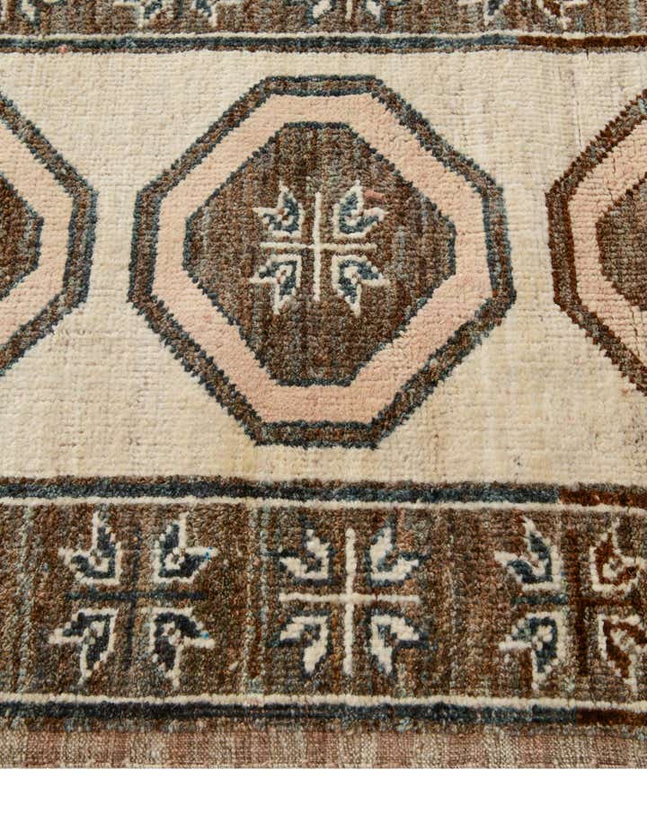 2' 9 x 10' 6 Hand Knotted Oushak Wool Runner Rug