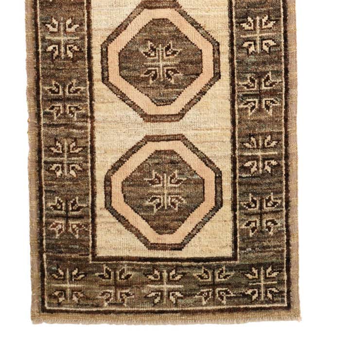 2' 9 x 10' 6 Hand Knotted Oushak Wool Runner Rug