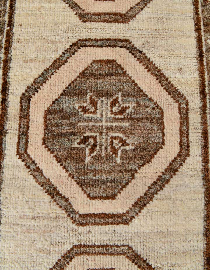 2' 9 x 10' 6 Hand Knotted Oushak Wool Runner Rug