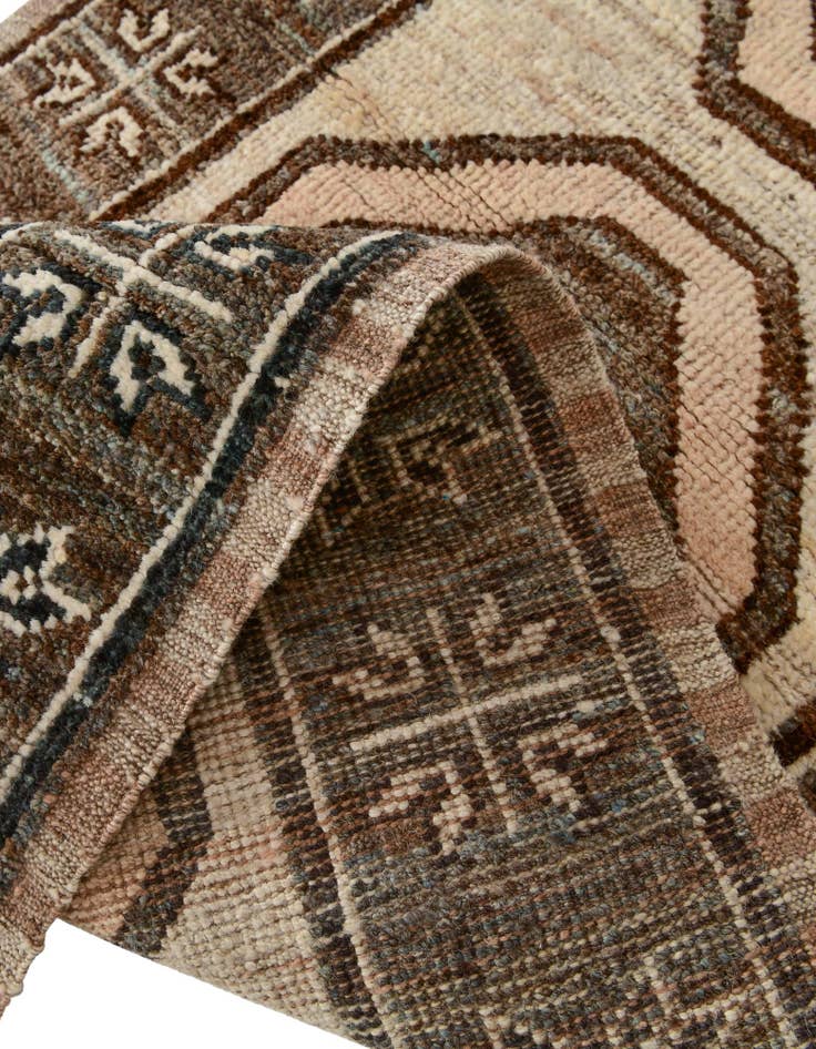 Detail image of 2' 9 x 10' 6  Hand Knotted Oushak Wool Runner Rug