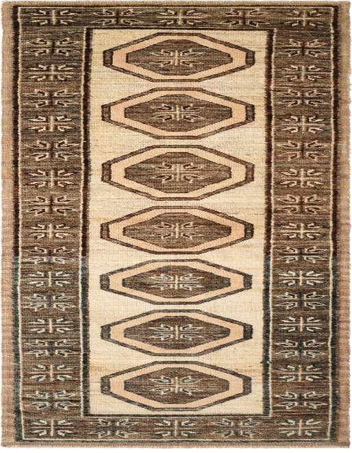 Detail image of 2' 9 x 10' 6 Hand Knotted Oushak Wool Runner Rug