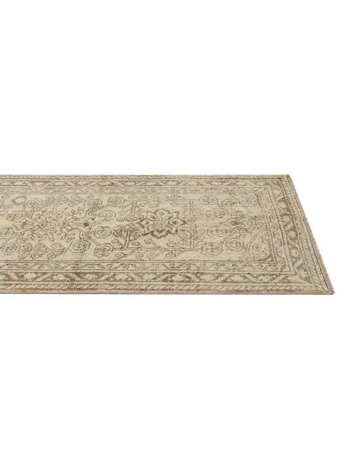 2' 7 x 10' Hand Knotted Oushak Wool Runner Rug