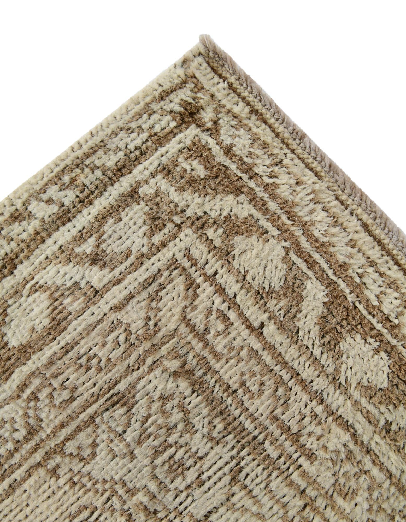 2' 7 x 10' Hand Knotted Oushak Wool Runner Rug