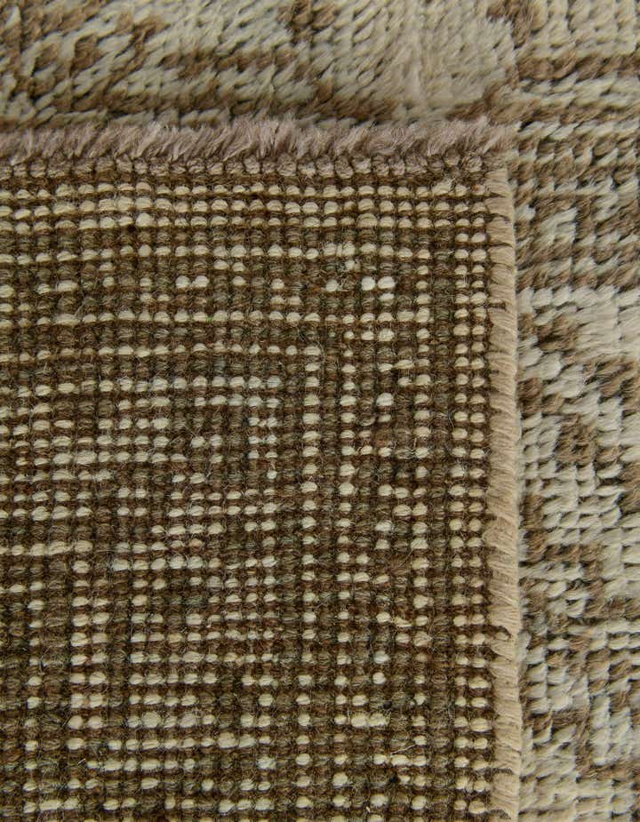 2' 6 x 10' 3 Hand Knotted Oushak Wool Runner Rug