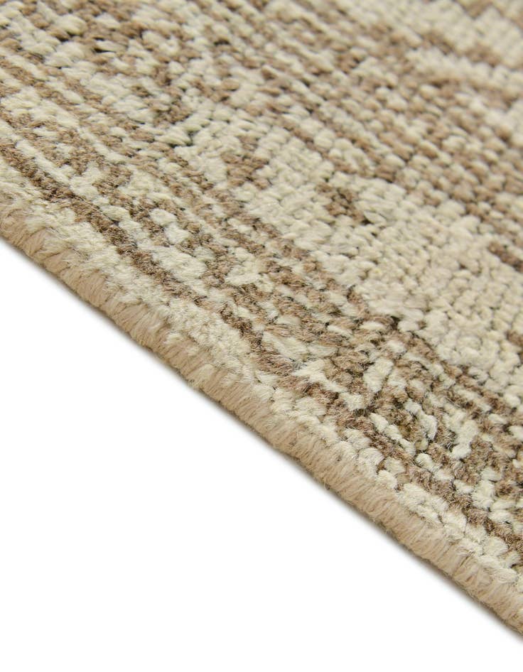 Detail image of 2' 6 x 10' 3  Hand Knotted Oushak Wool Runner Rug
