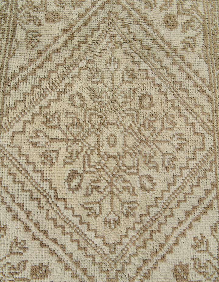 2' 6 x 10' 3 Hand Knotted Oushak Wool Runner Rug