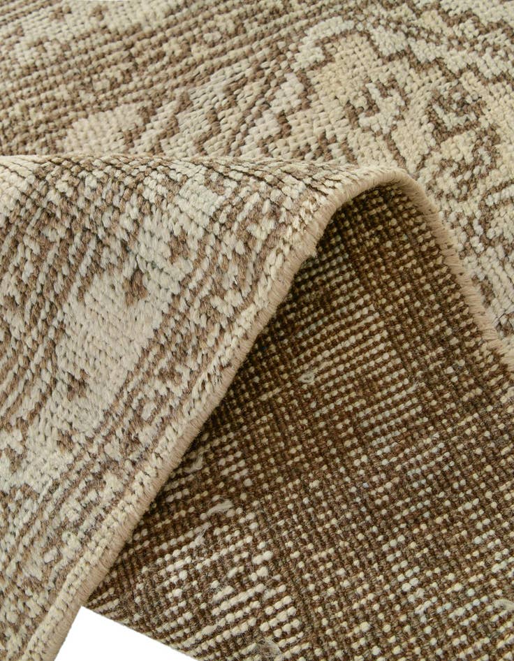 Detail image of 2' 6 x 10' 3  Hand Knotted Oushak Wool Runner Rug
