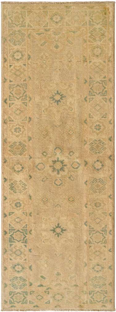 2' 2 x 5' 10 Hand Knotted Oushak Wool Runner Rug
