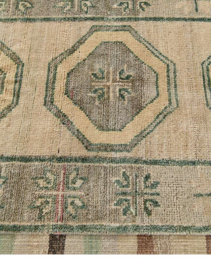 2' 9 x 12' 5 Hand Knotted Oushak Wool Runner Rug