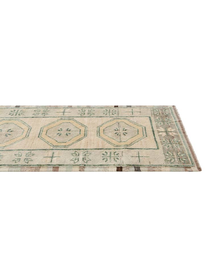 Detail image of 2' 9 x 12' 5 Hand Knotted Oushak Wool Runner Rug