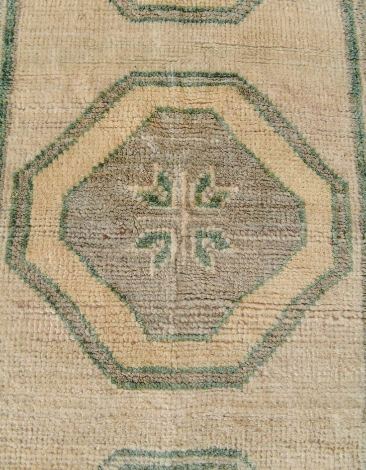 Detail image of 2' 9 x 12' 5 Hand Knotted Oushak Wool Runner Rug