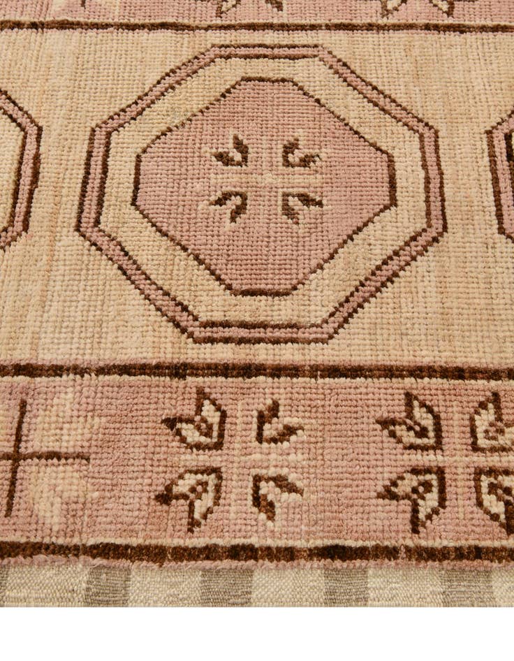 Detail image of 2' 9 x 10' 4  Hand Knotted Oushak Wool Runner Rug