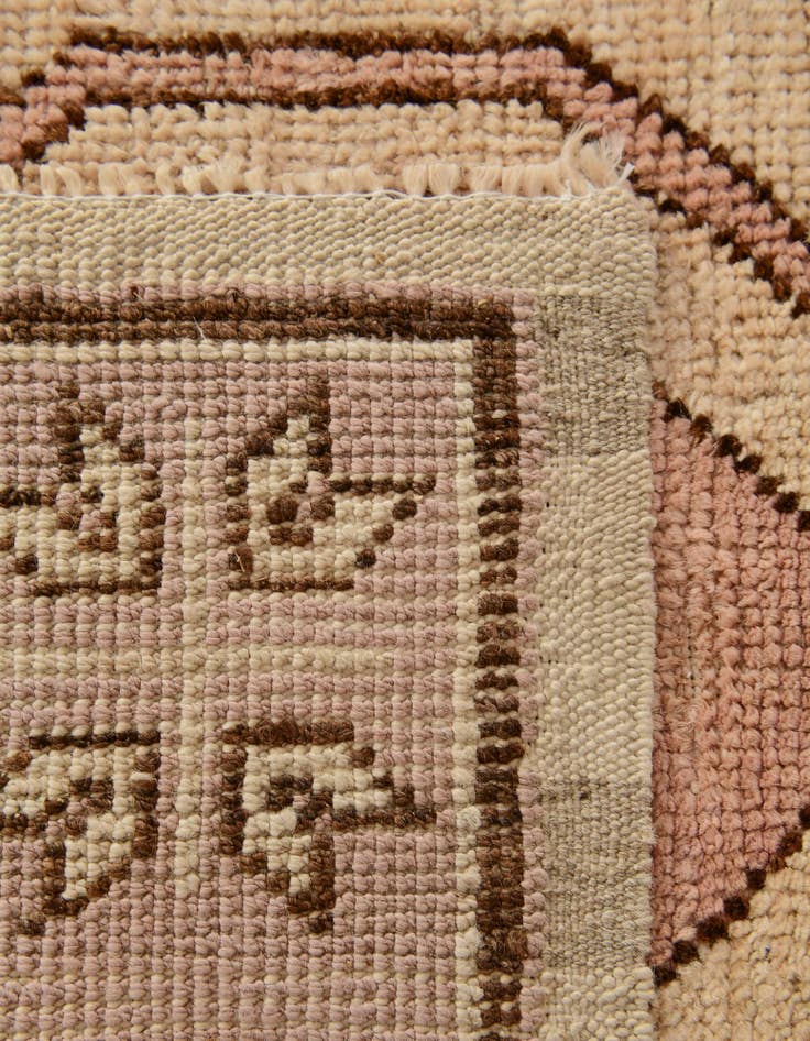 Detail image of 2' 9 x 10' 4  Hand Knotted Oushak Wool Runner Rug