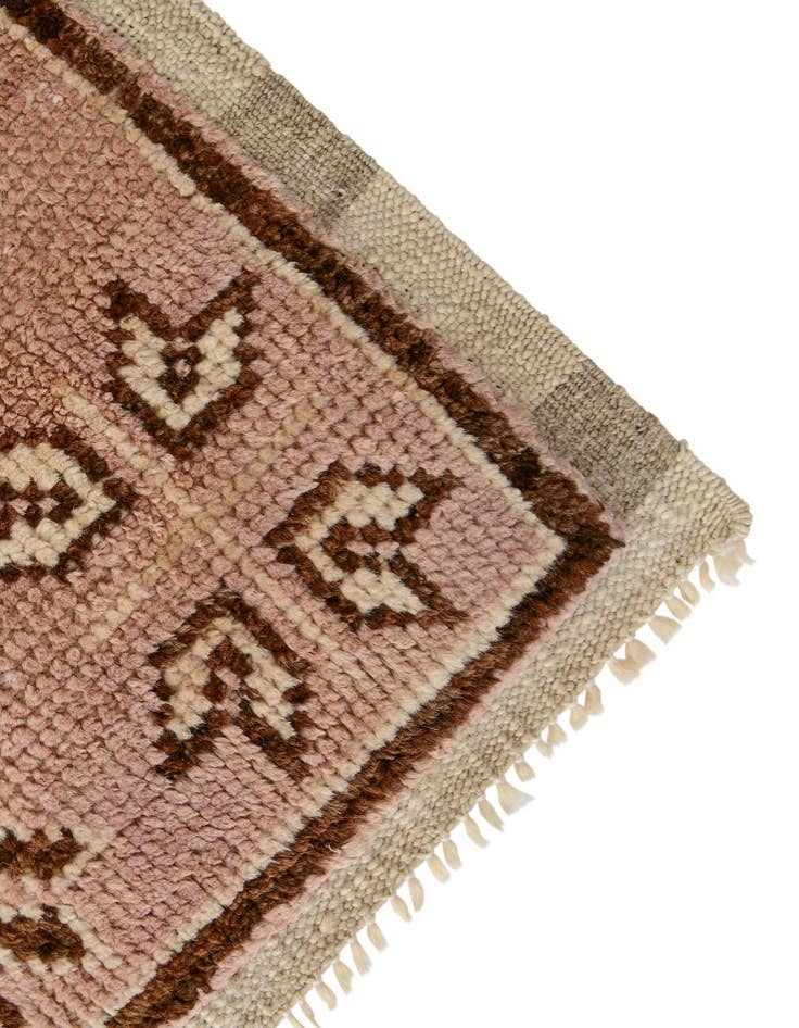 Detail image of 2' 9 x 10' 4  Hand Knotted Oushak Wool Runner Rug