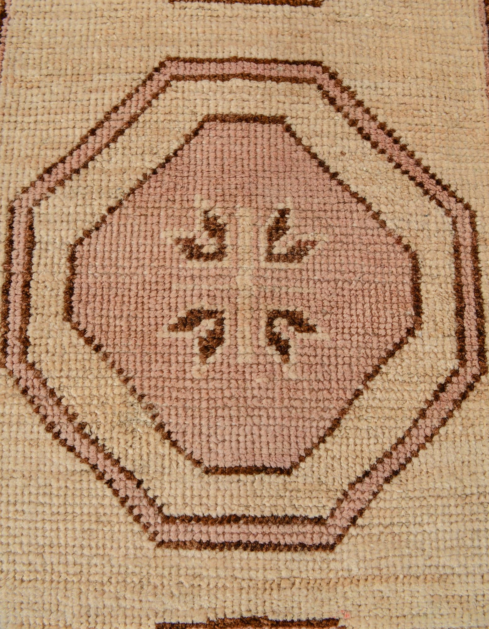 2' 9 x 10' 4 Hand Knotted Oushak Wool Runner Rug