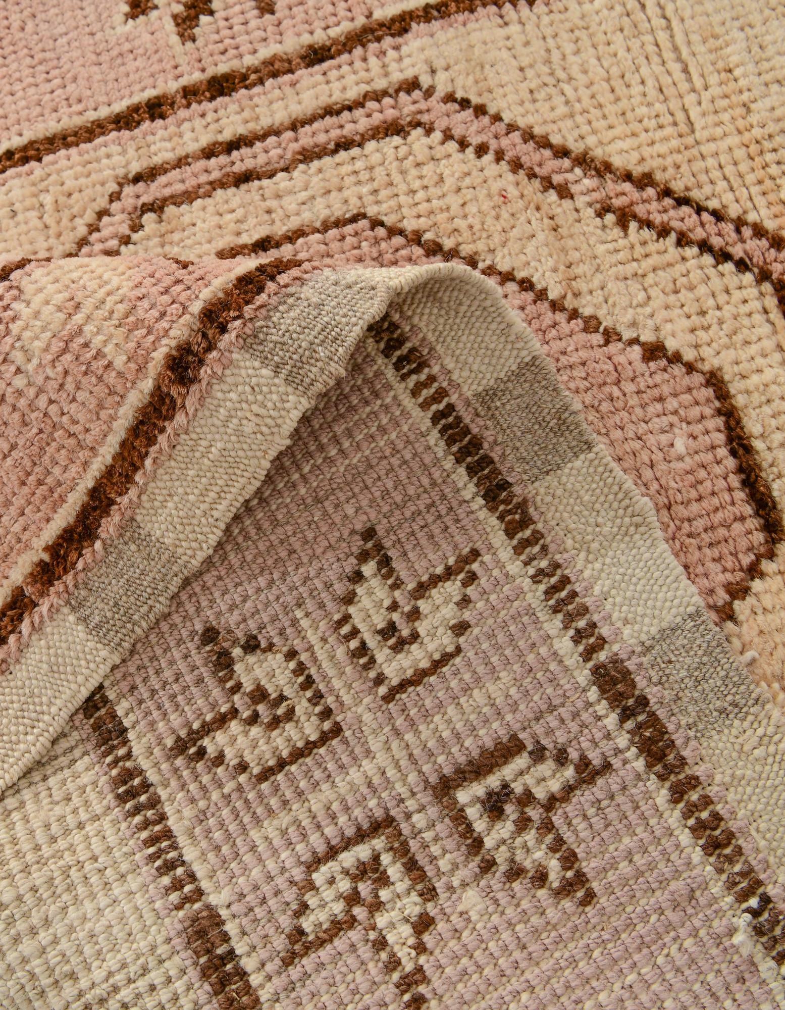 2' 9 x 10' 4 Hand Knotted Oushak Wool Runner Rug