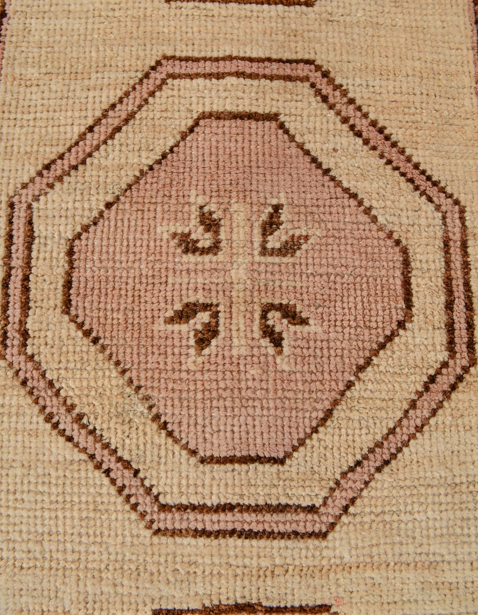 2' 9 x 10' 4 Hand Knotted Oushak Wool Runner Rug