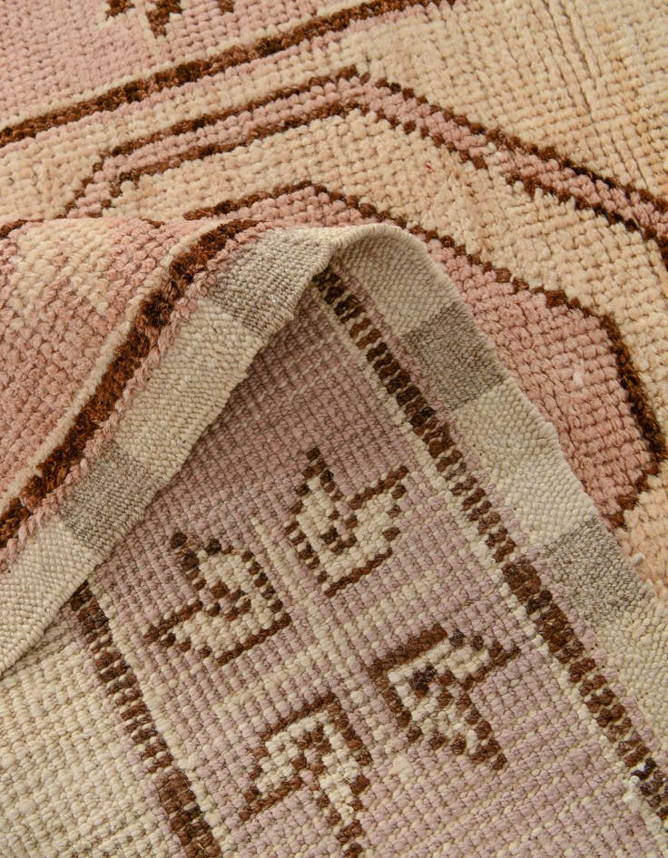 Detail image of 2' 9 x 10' 4 Hand Knotted Oushak Wool Runner Rug