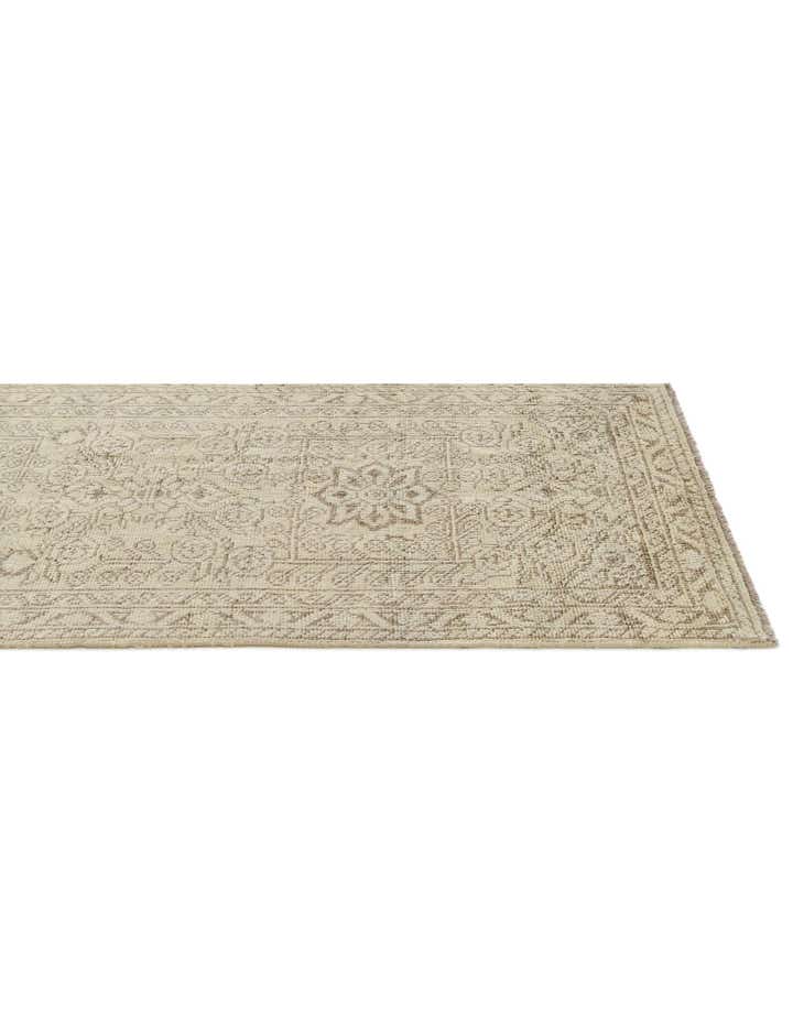2' 4 x 8' 1 Hand Knotted Oushak Wool Runner Rug