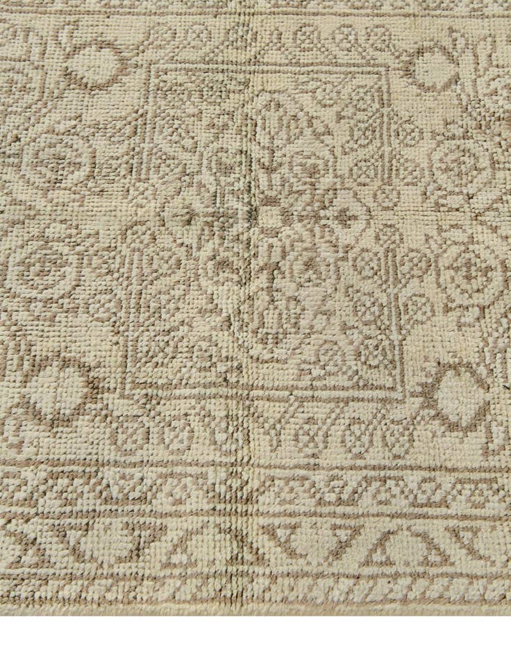 Detail image of 2' 4 x 8' 1  Hand Knotted Oushak Wool Runner Rug