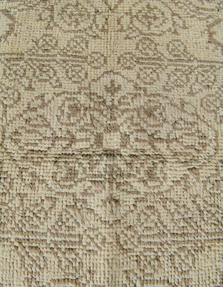 Detail image of 2' 4 x 8' 1 Hand Knotted Oushak Wool Runner Rug
