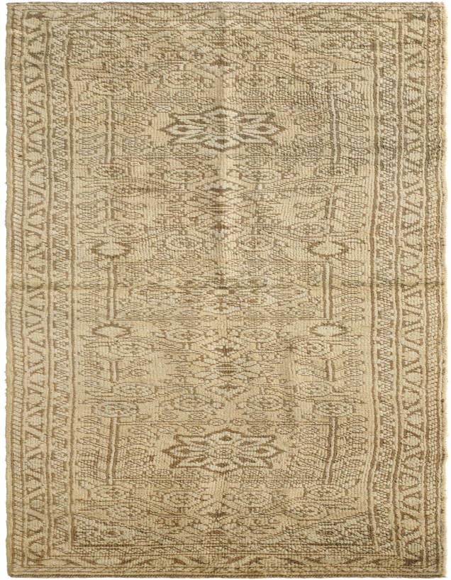 Detail image of 2' 4 x 8' 1 Hand Knotted Oushak Wool Runner Rug