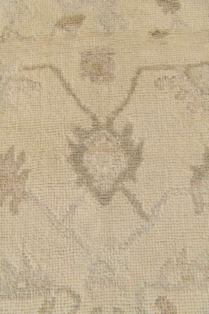 2' 9 x 9' 11 Hand Knotted Oushak Wool Runner Rug