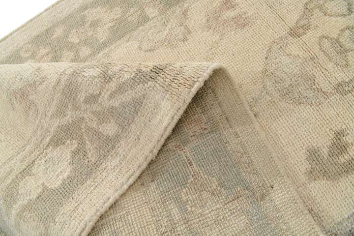 2' 9 x 9' 11 Hand Knotted Oushak Wool Runner Rug