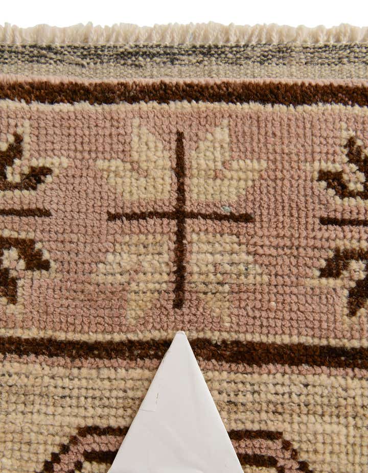 2' 9 x 12' 8 Hand Knotted Oushak Wool Runner Rug