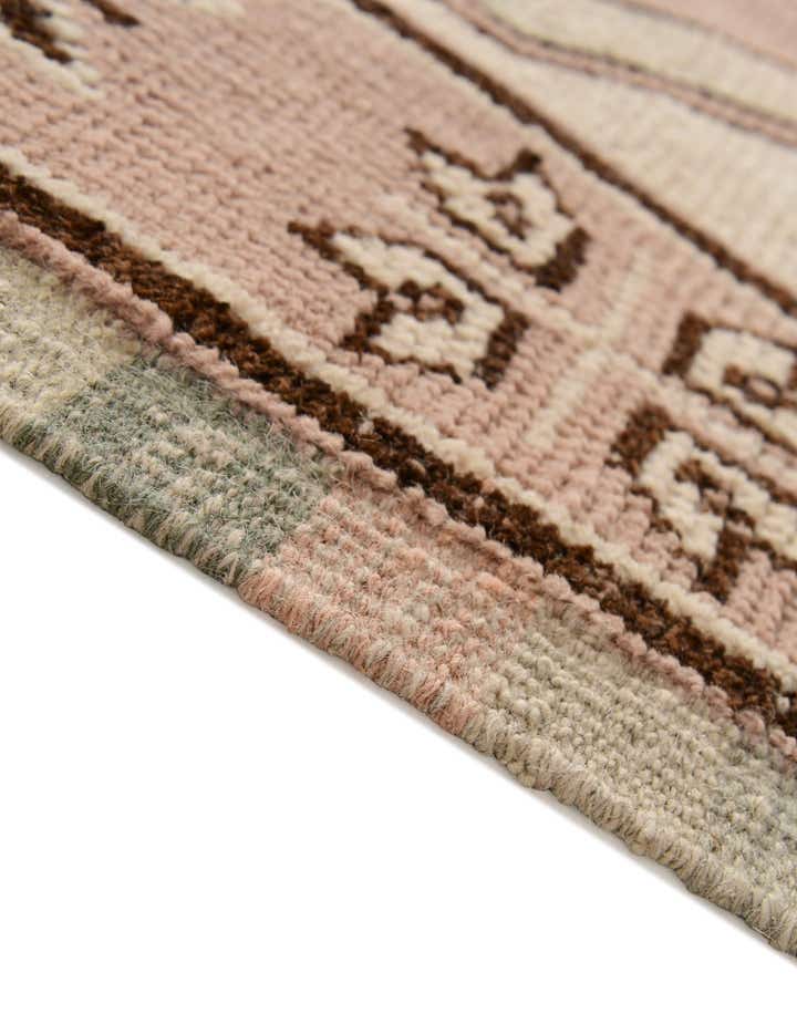 2' 9 x 12' 8 Hand Knotted Oushak Wool Runner Rug