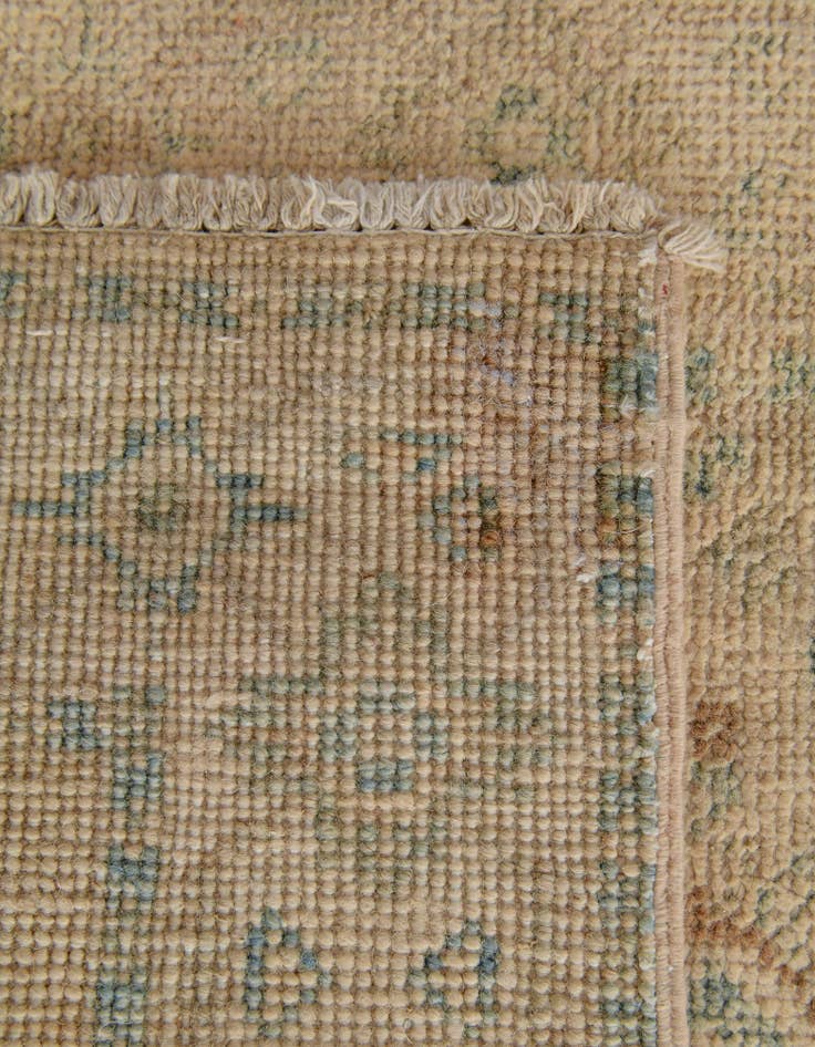 Detail image of 2' 1 x 5' 10  Hand Knotted Oushak Wool Runner Rug