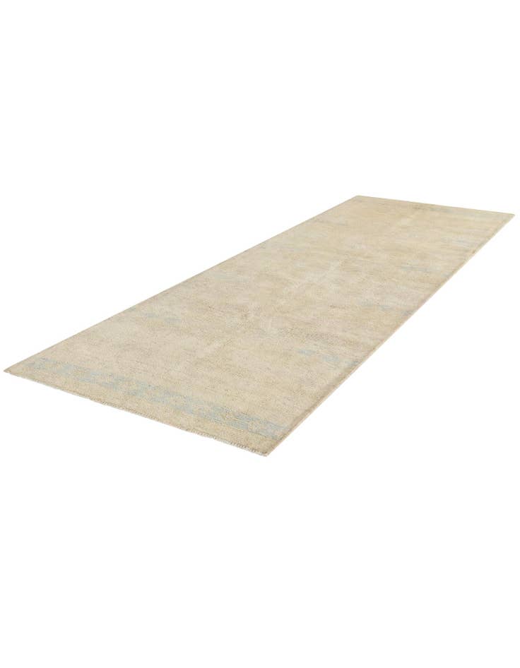 Detail image of 3' 4 x 10' 2  Hand Knotted Oushak Wool Runner Rug