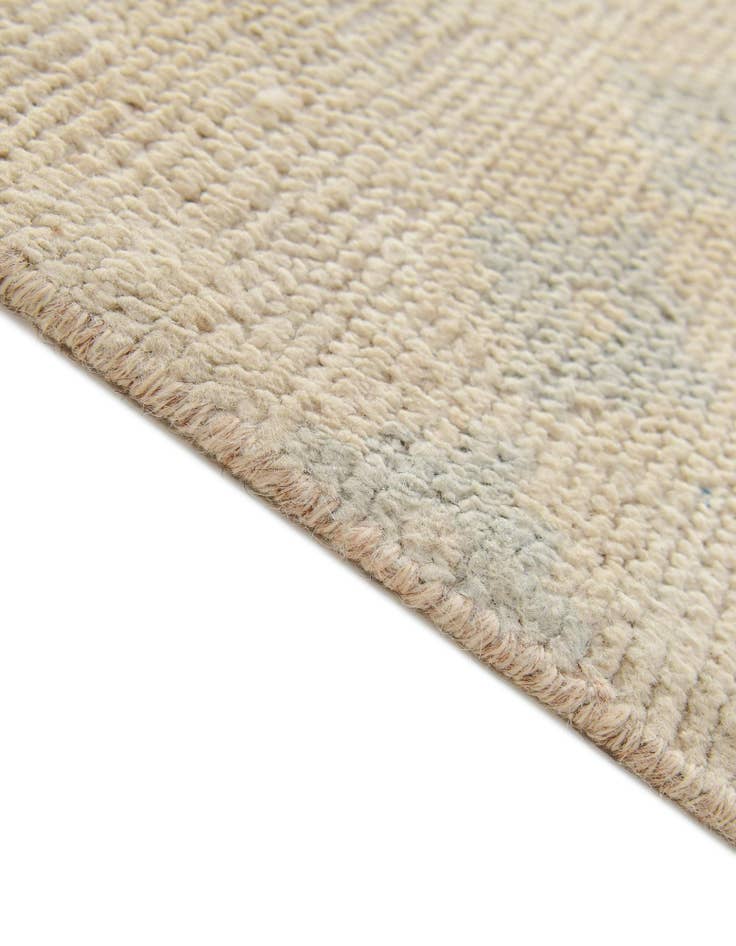 Detail image of 3' 4 x 10' 2 Hand Knotted Oushak Wool Runner Rug