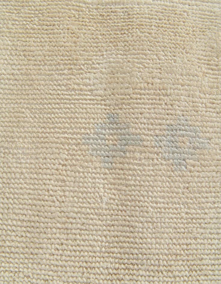 Detail image of 3' 4 x 10' 2 Hand Knotted Oushak Wool Runner Rug