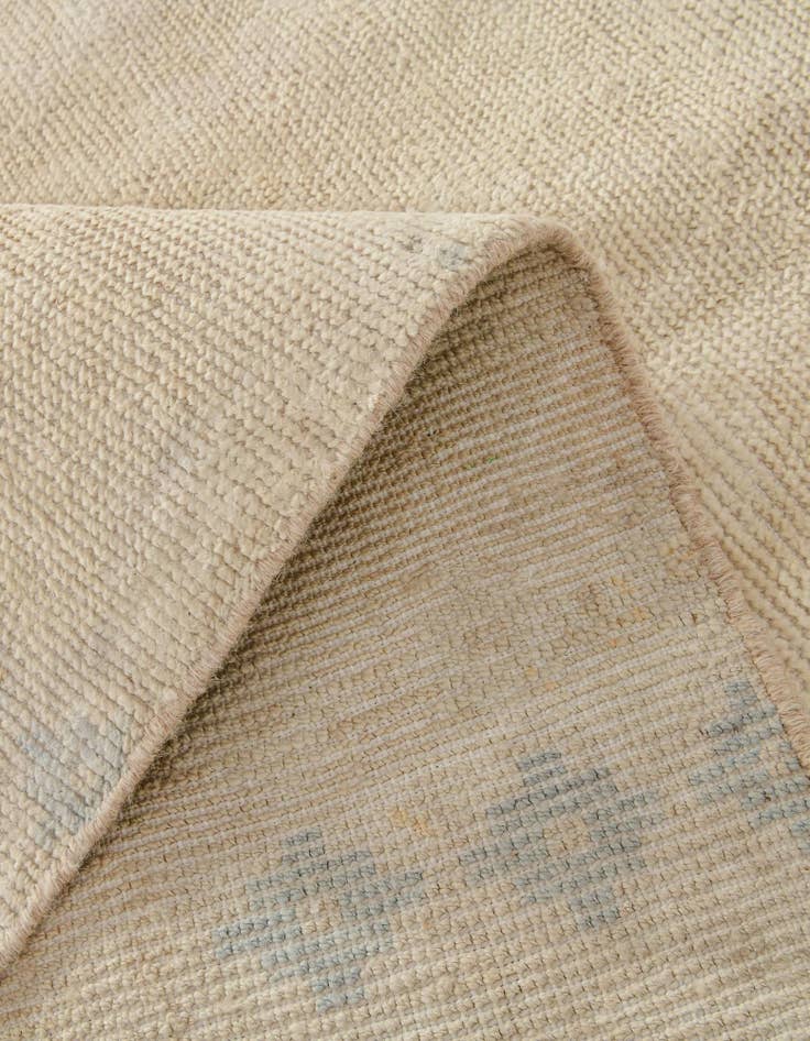 Detail image of 3' 4 x 10' 2  Hand Knotted Oushak Wool Runner Rug