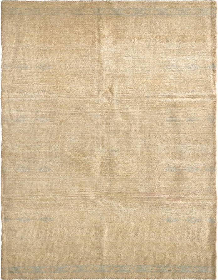 Detail image of 3' 4 x 10' 2 Hand Knotted Oushak Wool Runner Rug