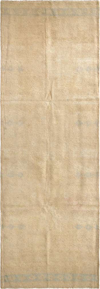3' 4 x 10' 2 Hand Knotted Oushak Wool Runner Rug