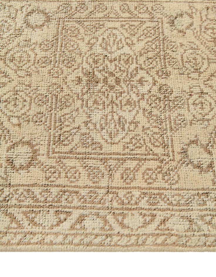 Detail image of 2' 5 x 8' 1  Hand Knotted Oushak Wool Runner Rug