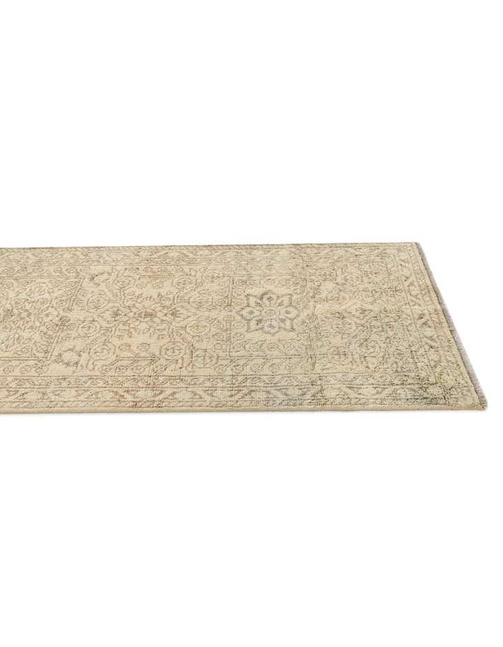 2' 5 x 8' 1 Hand Knotted Oushak Wool Runner Rug