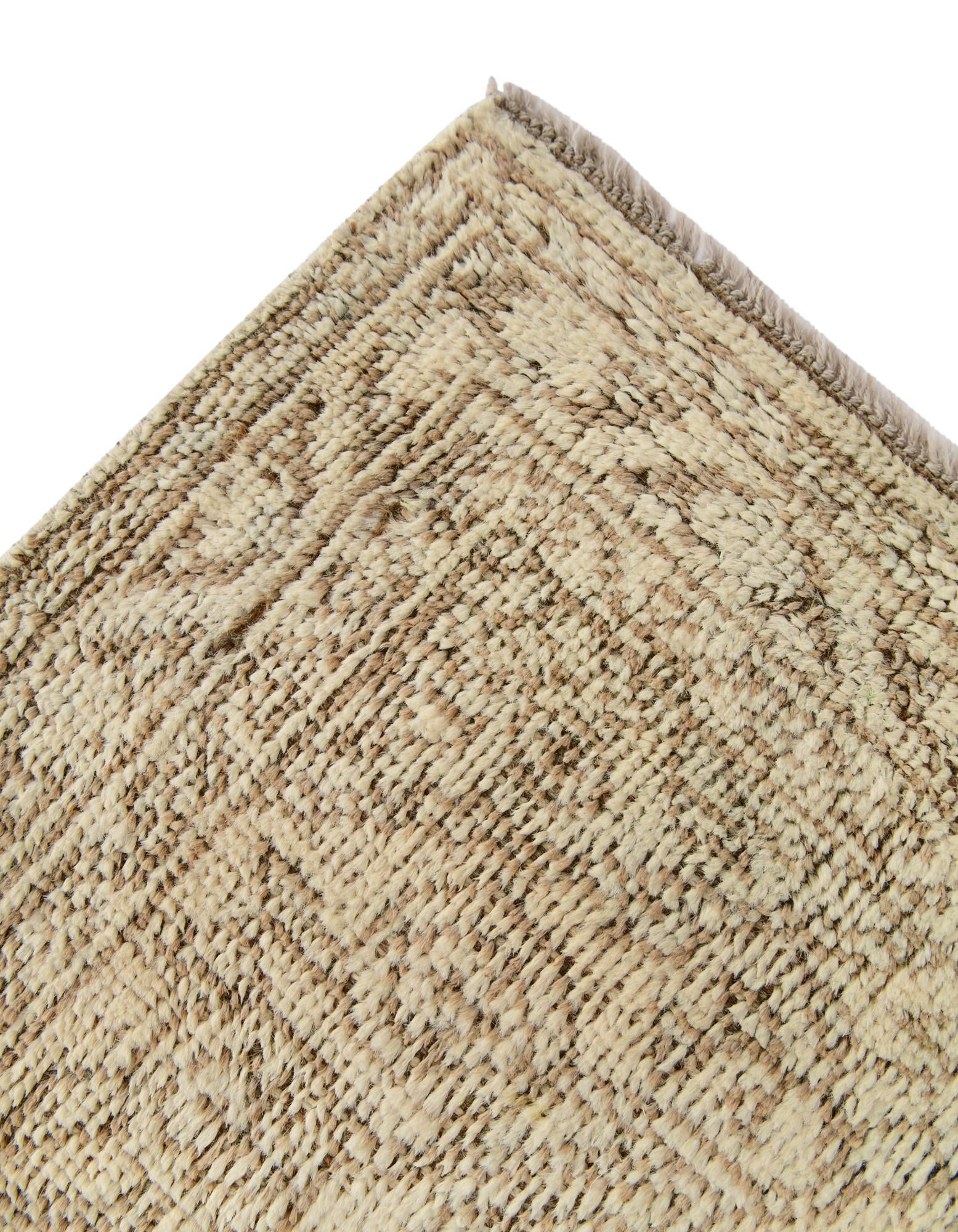2' 5 x 8' 1 Hand Knotted Oushak Wool Runner Rug