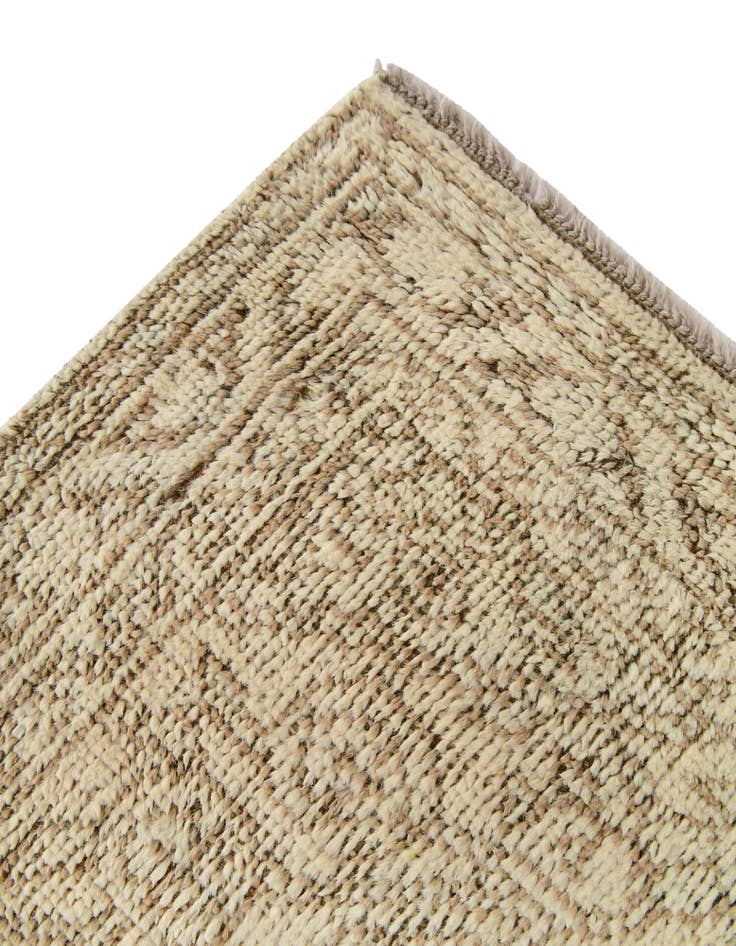 Detail image of 2' 5 x 8' 1  Hand Knotted Oushak Wool Runner Rug